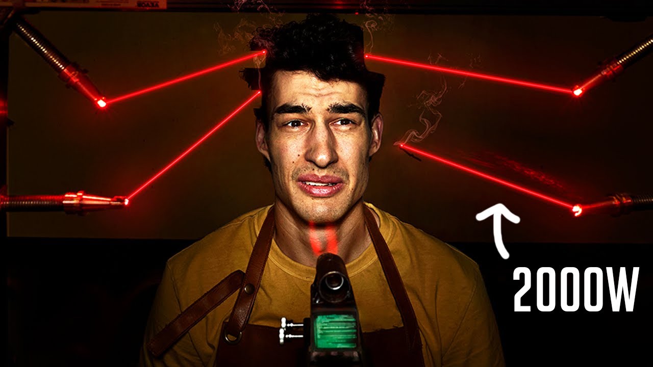 My laser hairdresser can cut my head off