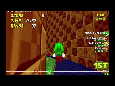 SRB2 v2.2.8 - Multiplayer - Race - My 1st place in Greenflower Curcuit - from part 4.