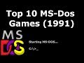Top 10 MS Dos Games 1991