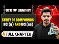 Study Of Compounds Hydrogen Chloride And Hydrochloric Acid In One Shot Class 10 Chemistry ICSE