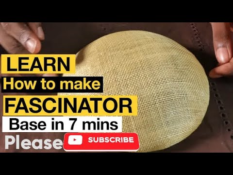 DIY/HOW TO MAKE FASCINATOR BASE