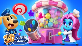 Don't Eat Too Much Candy | Good Habits | 🌊 WaterCity Mystery | Cartoon | Sheriff Labrador