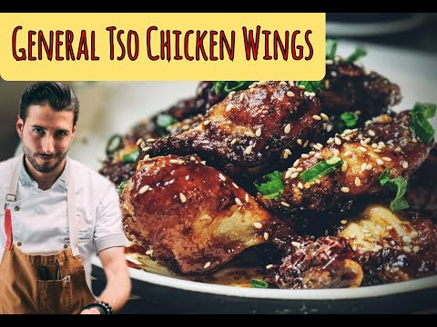 Crispy General Tso's Chicken Wings in an Air Fryer - Easy and Delicious Recipe
