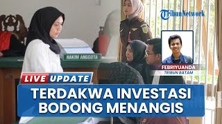 Akui Terlibat Kasus Investasi Bodong di Lingga Kepri, Terdakwa Nangis Minta Keringanan Hukuman
