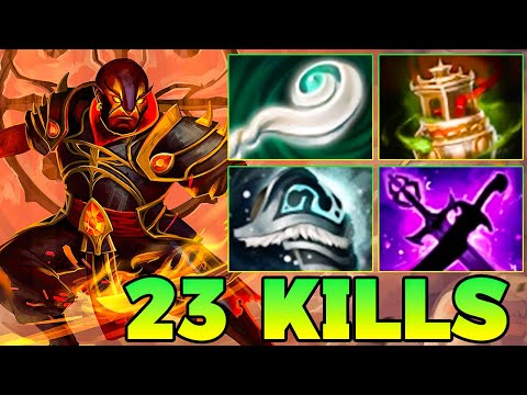 23 Kills Ember Spirit Solo Carry !! Ember Spirit Dota 2 Carry Mid Pro Gameplay Guide Build 7.40