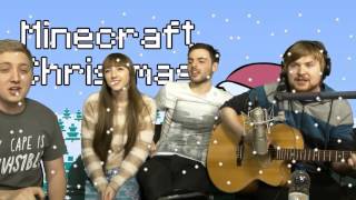 Minecraft Christmas Livestream Performance  12-30-13 Sparkles*, Parv, Martyn, and Beckii