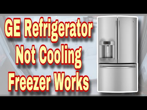 How to Fix GE Profile Refrigerator Section Not Cooling | Freezer Works Fine | Model PFE27KSDASS