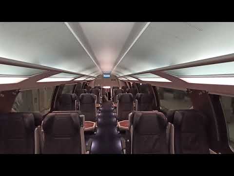Unutrašnjost brzog voza Srbije- 塞尔维亚共和国高速铁火车