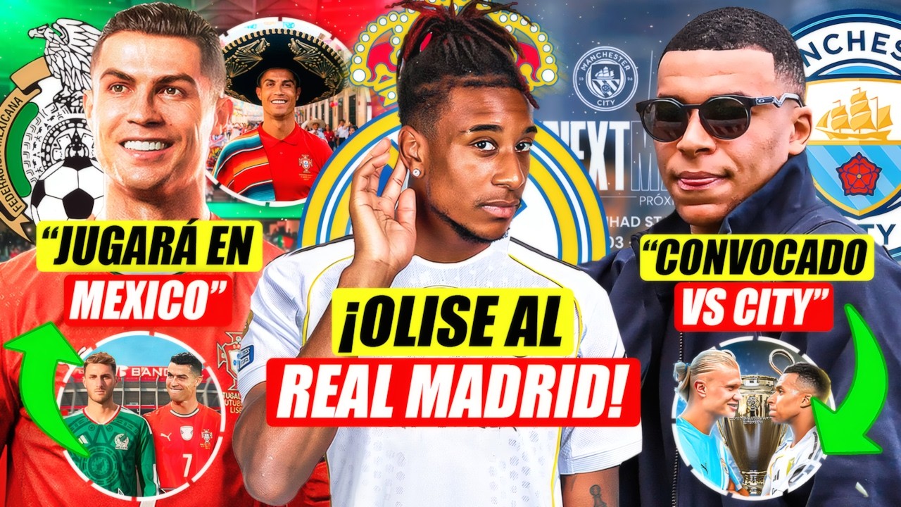💣 ¡FICHAJE DE OLISE POR EL REAL MADRID! | CRISTIANO JUGARÁ EN MEXICO | MBAPPÉ VUELVE A LA CHAMPIONS