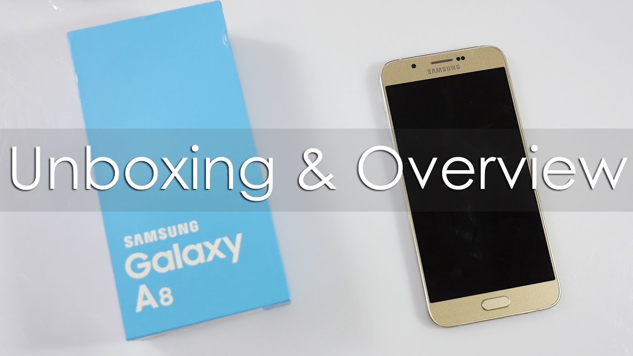 Samsung Galaxy A8 Unboxing & Hands On Overview