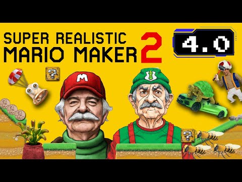 Version 4.0 Update for Super Realistic Mario Maker 2!