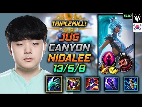 Nidalee Jungle Build Canyon Night Harvester Dark Harvest - LOL KR Challenger Patch 13.10