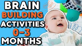 BRAIN DEVELOPMENT ACTIVITIES FOR BABIES (0-3 MONTHS)! - How to Play with a Newborn