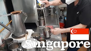Download lagu Coffee Stall in Singapore - Sold out everyday! Famous Singapore Hawker Street Food - Singapore Food mp3