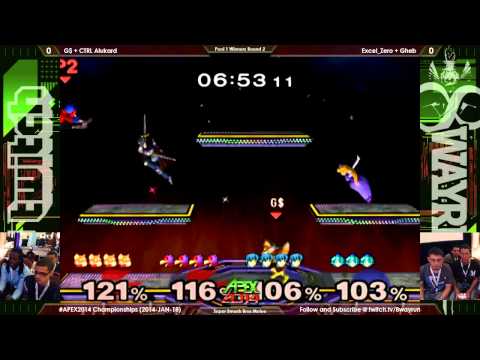 APEX 2014   SSBM P1W2   G$ + CTRL Alukard VS Excel Zero + Gheb