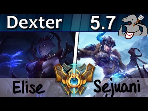 Dexter - Elise vs Sejuani - Jungle - Challenger S5 | 122