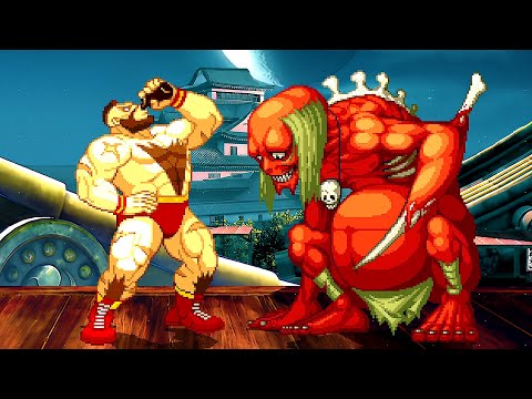 Zangief vs. Kusaregedo (Samurai Shodown) -Professional wrestler
