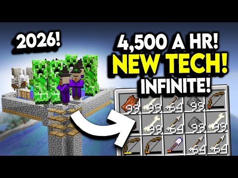 4,500 in 5 Minutes! BEST New MOB XP Farm for Minecraft 1.21+