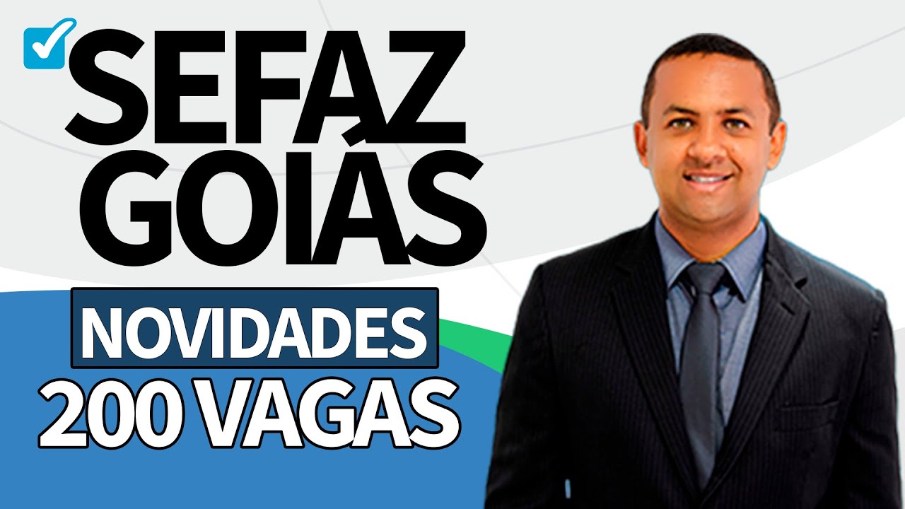 Sefaz Goias com 200 VAGAS e R$ 30 mil reais