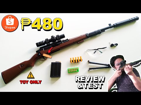 Realistic KAR98K Soft Bullet Toy (SHELL EJECTING)