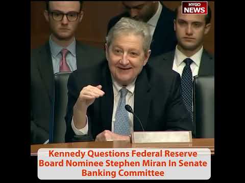 'Are You Donald Trump's Puppet?': John Kennedy Grills Fed Governor Nominee After Warren Attack