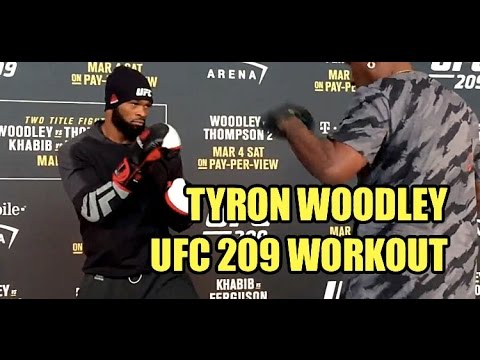 Tyron Woodley's UFC 209 Open Workout