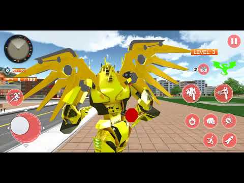 Formula Car Robot Transform - Flying Dragon Robot!PK GAMER