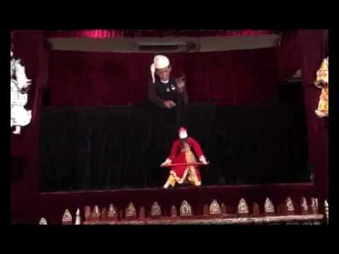 Marionetes tradicionais de Mianmar: o mágico