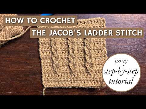 How to Crochet Jacob’s Ladder Stitch | Beautiful Loop Technique