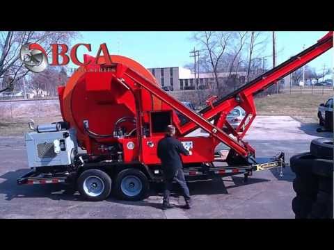 PD1000TIF portable tire shredder TDF Chipper