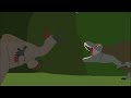 Amazing Dinoworld Deinocheirus vs Tarbosaurus (animated)