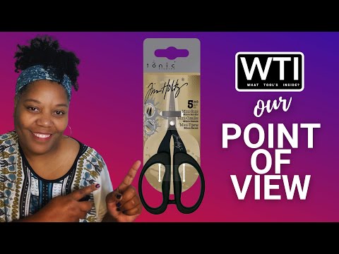 Tim Holtz Mini Scissors - WTI product video review