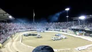 preview picture of video 'Spanish Fork Demolition Derby Championship 2014'