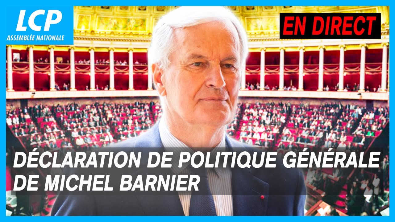 🔴 [DIRECT] Déclaration de politique générale : la feuille de route de Michel Barnier - 01/10/2024