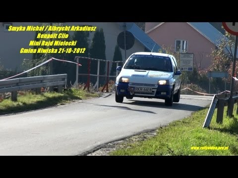 Smyka Michał / Albrycht Arkadiusz - Renault Clio - Mini Rajd Mielecki - Gmina Niwiska 21-10-2012