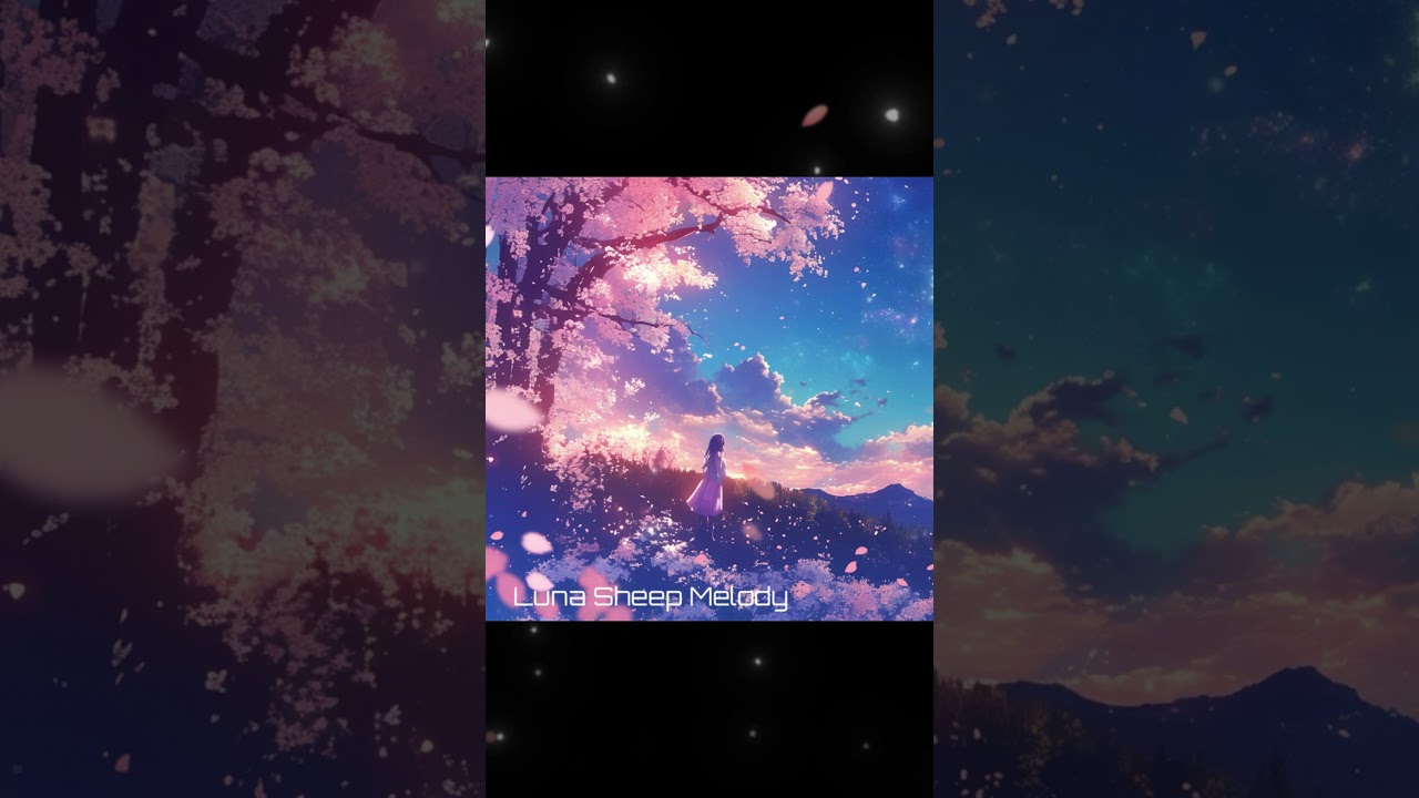 Sakura Moon ↑Click here for the 1-hour video #sleep #寝落ち音楽