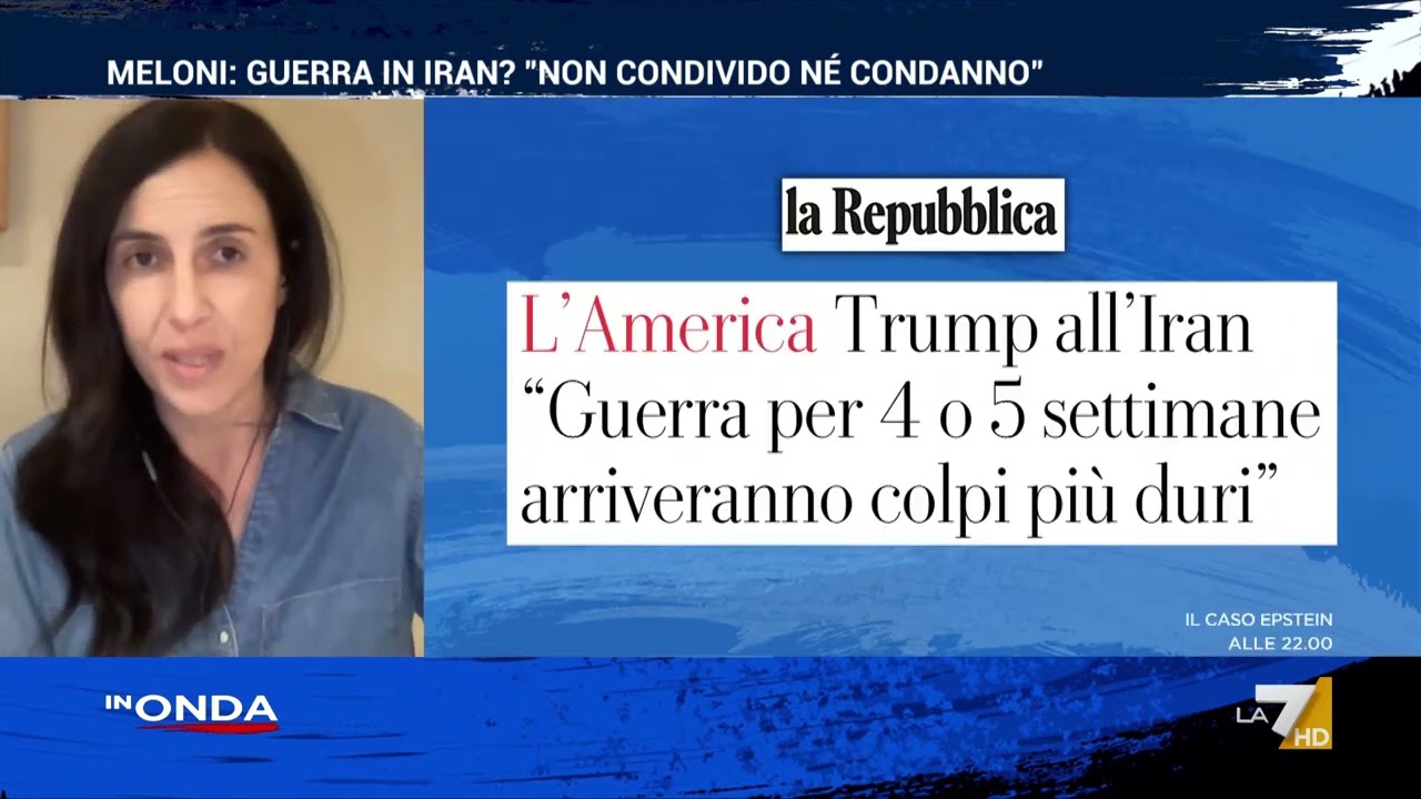 Guerra in Iran, Francesca Mannocchi: "Israele sta colpendo le infrastrutture civili, segna un ...