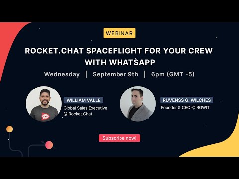 Rocket.Chat Spaceflight for your crew with WhatsApp