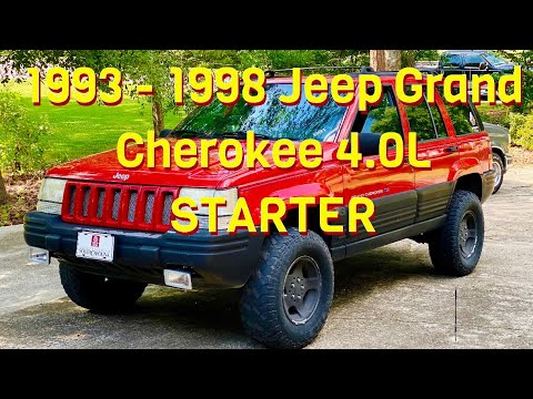 1993 - 1998 Jeep Grand Cherokee 4.0L STARTER REPLACEMENT
