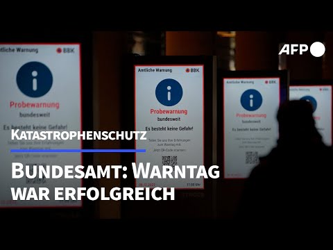 Bundesamt: Warntag war erfolgreich | AFP