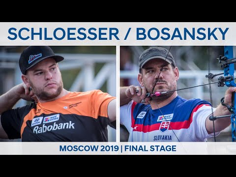 Mike Schloesser v Jozef Bosansky – compound men quarterfinal | Moscow 2019 World Cup Final