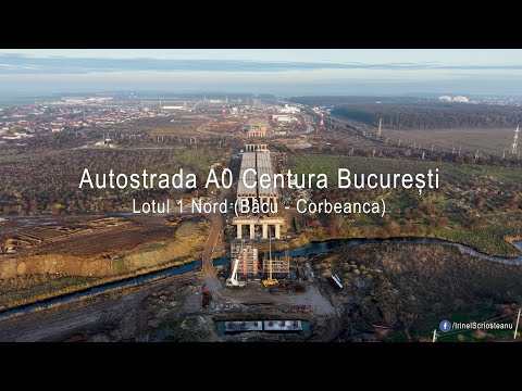 Autostrada de Centură București A0 Nord Lot 1 Bâcu-Corbeanca · Stadiu Lucrări Decembrie 2025
