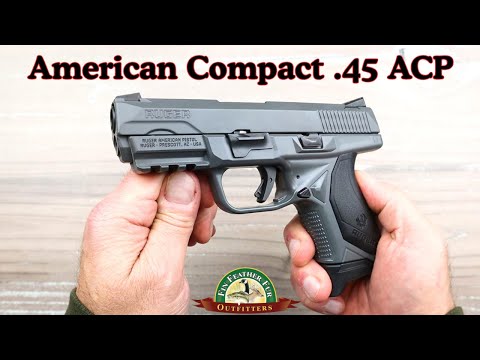 Ruger American Compact  .45 Gray "Incredible Recoil Control"