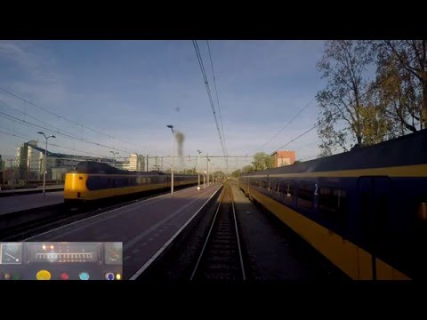 A train driver's view: Rotterdam CS - Uitgeest, SGM, 06-May-2016.