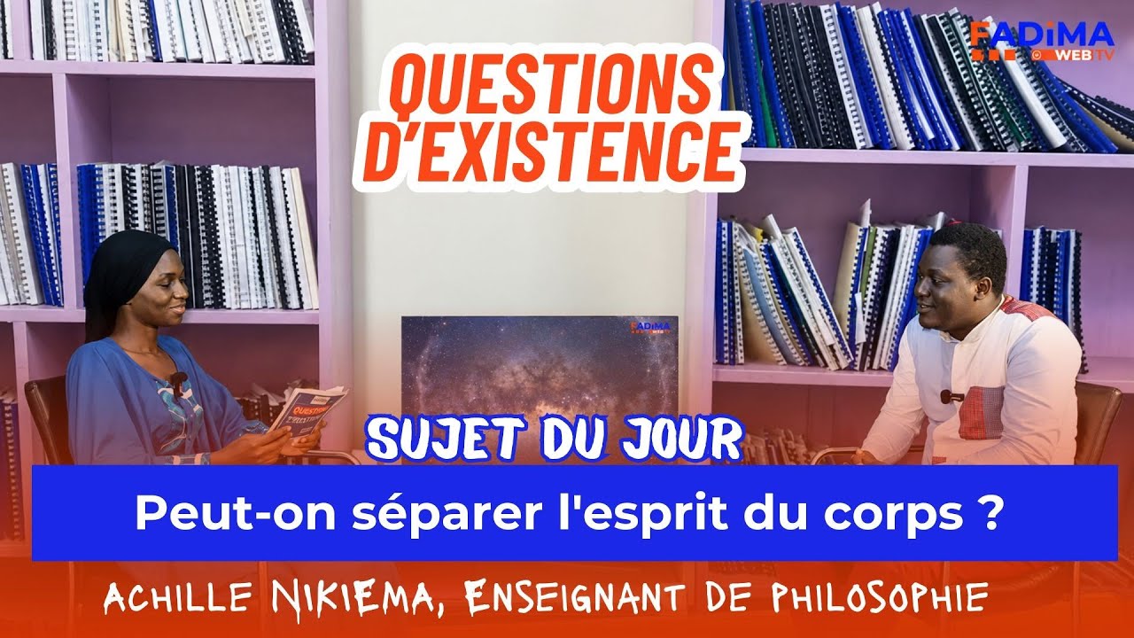 Question d'existence: ce soir avec Achille NIKIEMA Enseignant de philosophie 