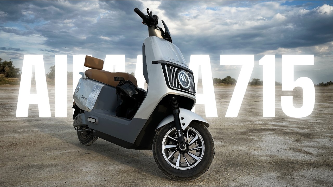 Електроскутер AIMA A715 (Blue) 2736 Wh video preview