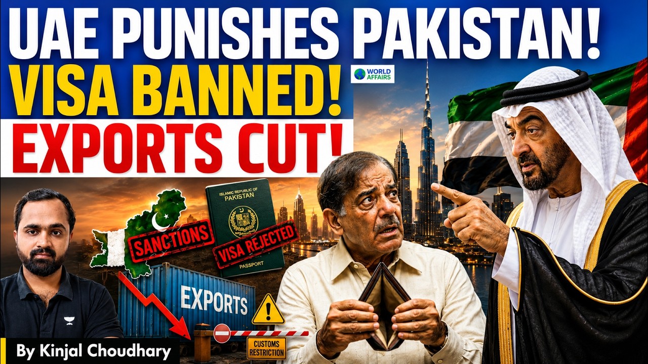 MBZ Teaches Munir A Lesson - UAE Punishes Pakistan With Visa Ban & Export Losses | Kinjal