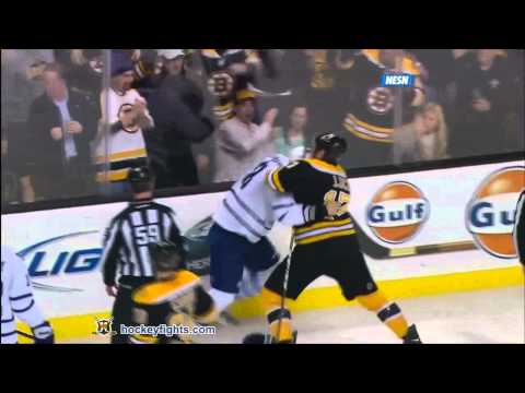 Mike Komisarek vs Milan Lucic