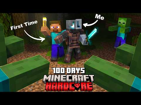 100 Days Protecting My Friend in Hardcore Minecraft (His First Time Playing!)