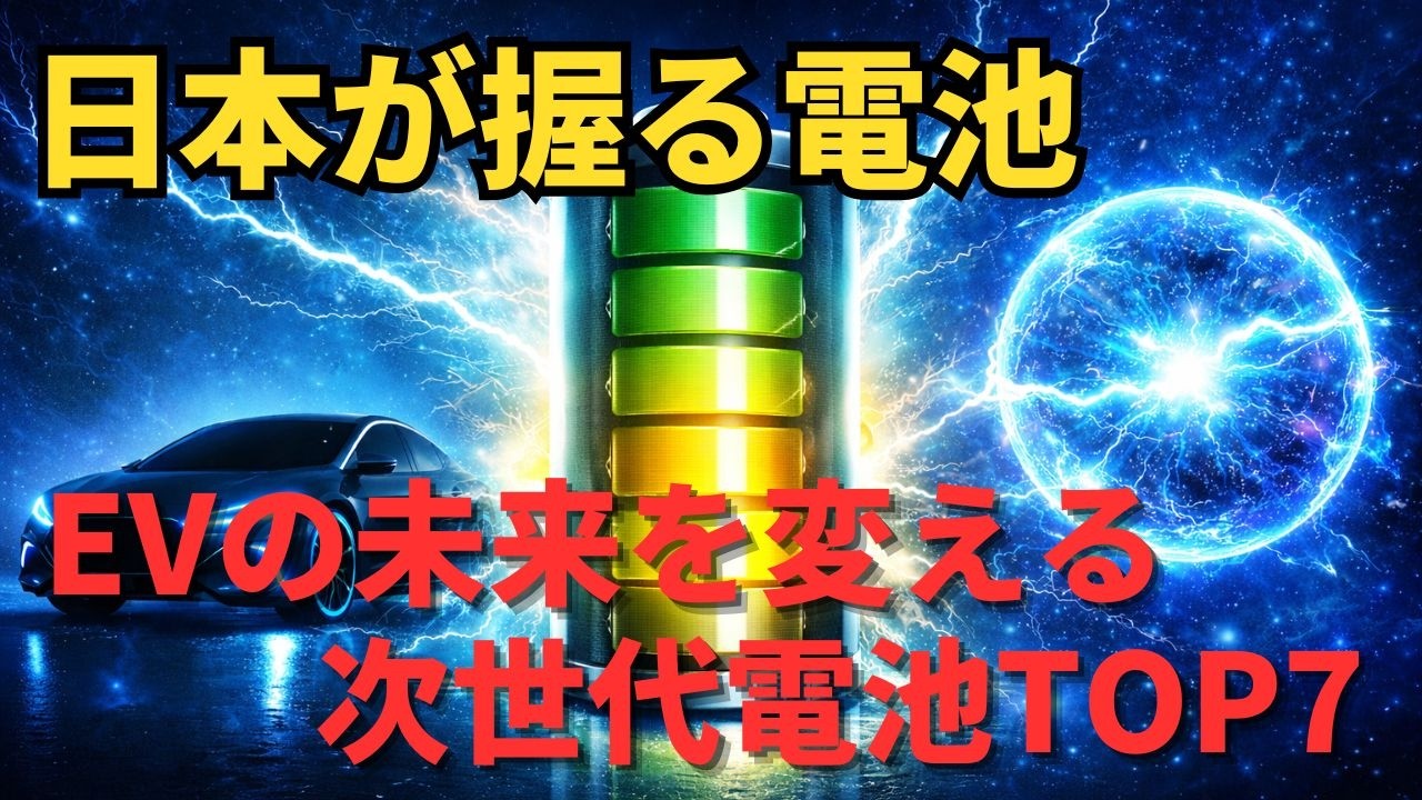 【EV覇権が変わる】次世代電池TOP7 実は日本が握っている